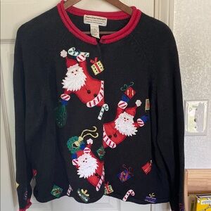 90s Ugly Christmas Santa Sweater
